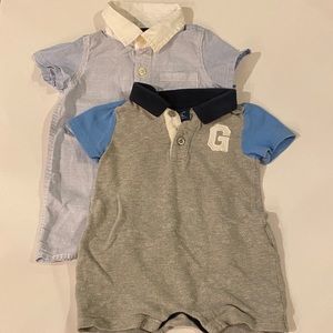 Gap Oxford and Collar Shortall Bundle